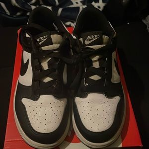 Panda dunks, slightly used